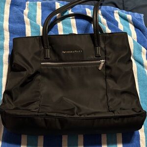 Briggs & Riley Black Nylon Tote with Front Zip Pocket